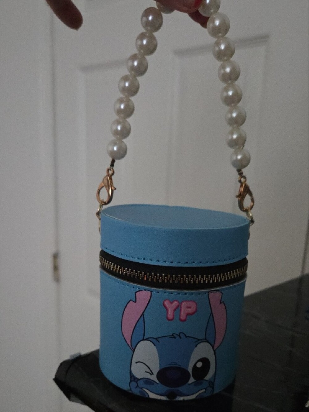 Blue Stitch Round Bag - Picture 6 of 6